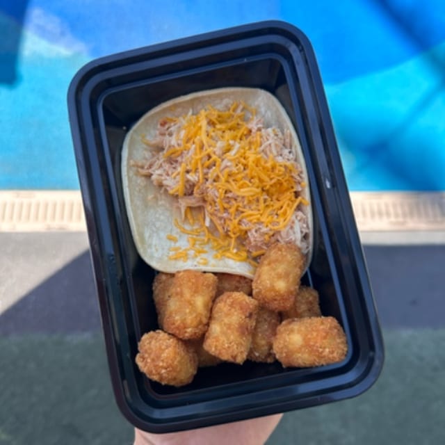 One Pollo Taco.